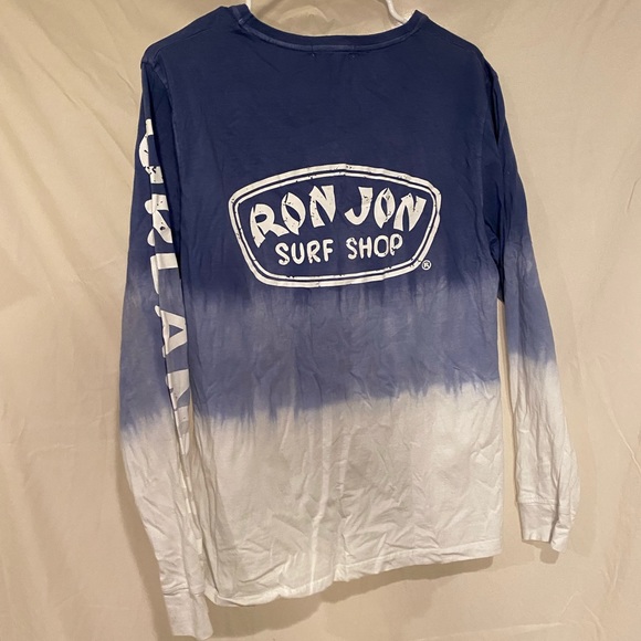 Tie dyed dipped long sleeve Ron Jon shirt - Picture 2 of 4